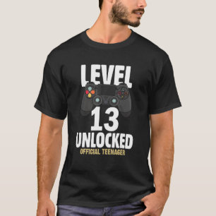 Level 13 freigeschaltet Offizieller Teenager 13. G T-Shirt