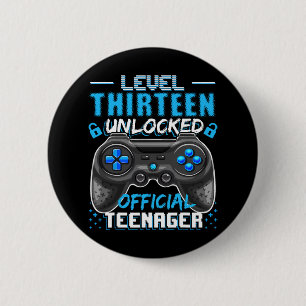 Level 13 Unlocked Offial Teenager Video Game 13t Button