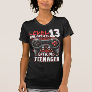 Level 13 Unlocked Offial Teenager Video Game 13t T-Shirt