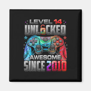 Level 14 freigeschaltet Großartig seit dem 14. Geb Magnet
