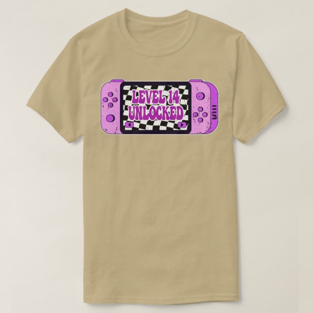 Level 14 Unlocked T-Shirt (Design vorne)
