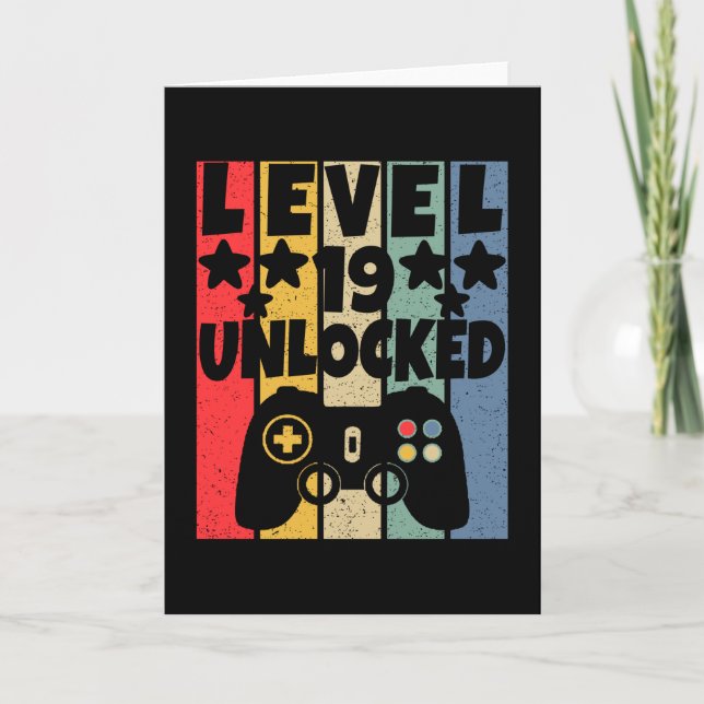 Level 19 freigeschaltet karte (Vorderseite)