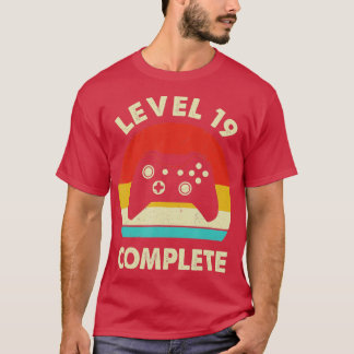 Level 19. Kompletter Retro 19-Jahres-Hochzeitsanke T-Shirt