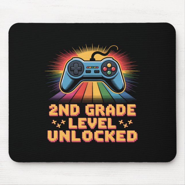 Level 2. Klasse freigeschaltet Ck To School Erster Mousepad (Vorne)