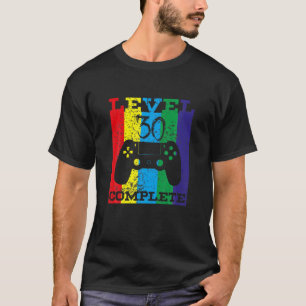 Level 30 Komplettes Gamer Games-Controller-Geschen T-Shirt