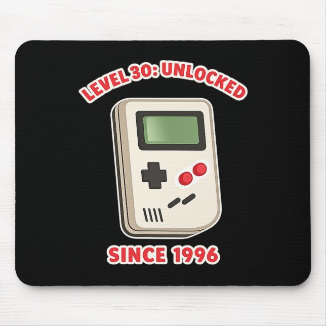 Level 30: Unlocked Since 1996 Mousepad (Vorne)
