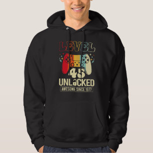 Level 45 Unlock Phantastisch 1977 Videospiel 45. B Hoodie