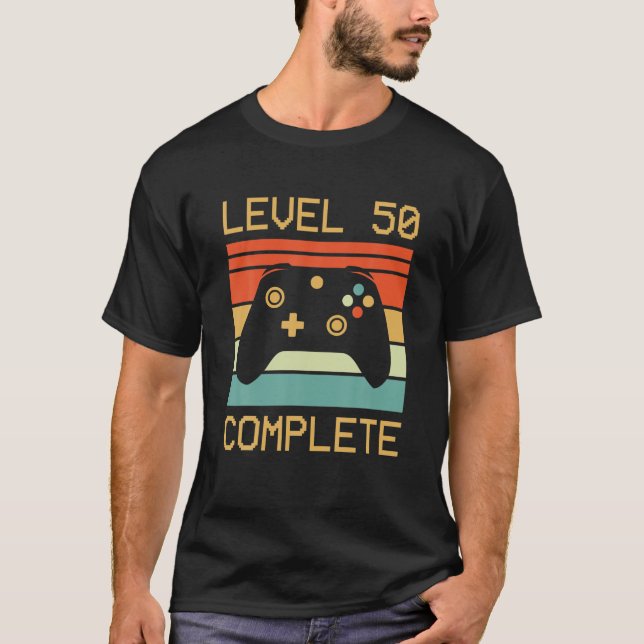 Level 50 Complete Video Gamer - 50. Wedding Anive T-Shirt (Vorderseite)