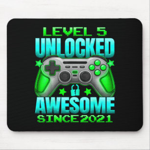 Level 5 freigeschaltet 5 Jahre alt für Jungen 5. G Mousepad