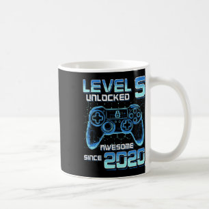 Level 5 freigeschaltet Videospielparty 6. Geburtst Kaffeetasse