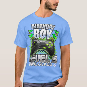 Level 5 Unlocked Video Game 5th Birthday Gift Boy T-Shirt