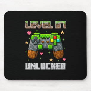 Level 67 freigeschaltete Gaming-Schule-Meme Six Se Mousepad