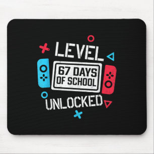 Level 67 Schultage freigeschaltet Gamer Video Lust Mousepad
