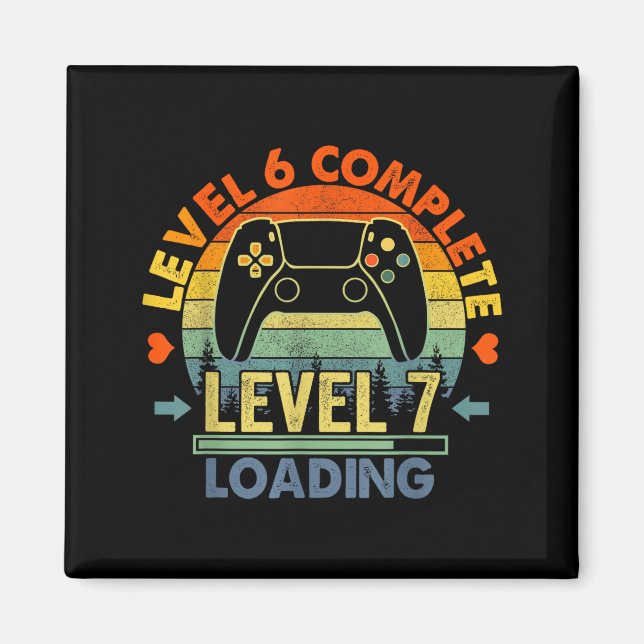 Level 6 Complete 6 Anniversary Gift 6th Wedding An Magnet (Vorne)