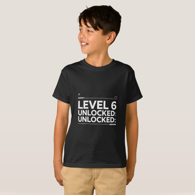 Level 6 freigeschaltet T-Shirt (Vorne ganz)