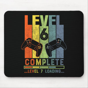 Level 6 Komplette Geschenke für Gamer 6 Jahre Hoch Mousepad