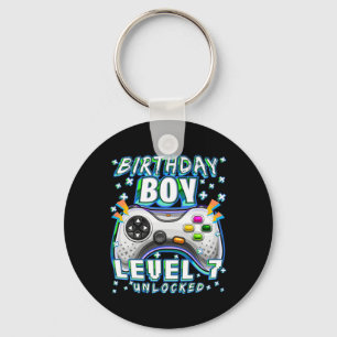 Level 7 freigeschaltet Videospiel 7. Geburtstag Ga Schlüsselanhänger