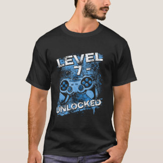 Level 7 Unlock Gaming Gamer T-Shirt