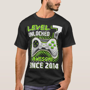 Level 7 Unlock Phantastisch 2014 Videospiel 7. Geb T-Shirt