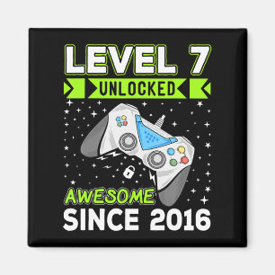 Level 7 Unlock Phantastisch 2016 Videospiel 7. Geb Magnet