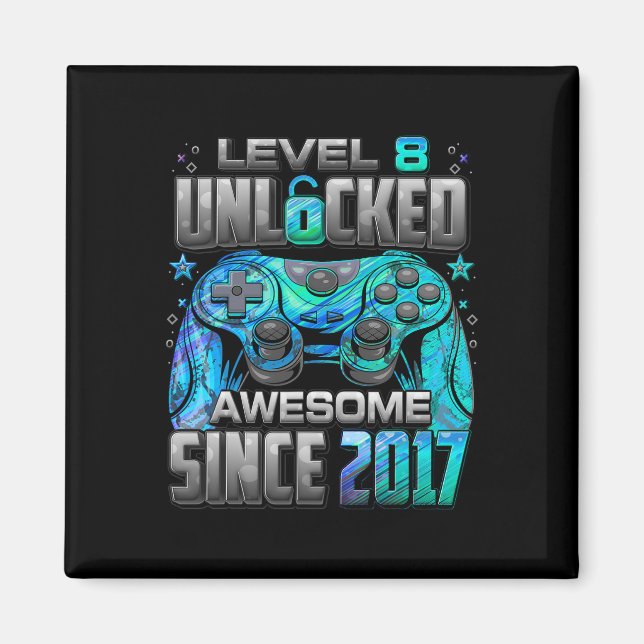 Level 8 freigeschaltet Großartig seit 2017 8. Gebu Magnet (Vorne)