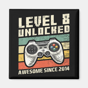 Level 8 Unlock Phantastisch 2014 Videospiel 8. Geb Magnet