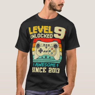 Level 9 freigeschaltet Großartig seit 2013 Videosp T-Shirt