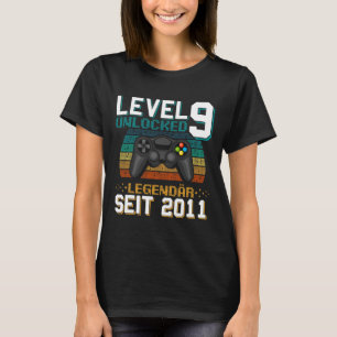 Level 9 freigeschaltet Großartig seit 2016 9. Gebu T-Shirt