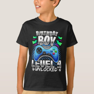 Level 9 freigeschaltet Videospiel 9. Geburtstag Ga T-Shirt
