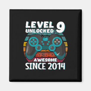 Level 9 Unlock Phantastisch 2014 Videospiel 9. Geb Magnet