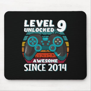 Level 9 Unlock Phantastisch 2014 Videospiel 9. Geb Mousepad