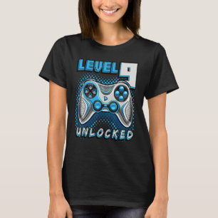 Level 9 Unlock Video Game 9. Geburtstag Gamer Boy T-Shirt