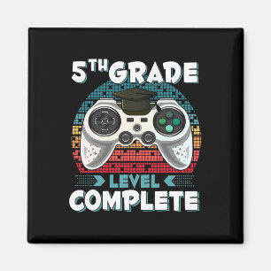 Level für kompletten Gamer 5. Klasse Abschluss Gi Magnet