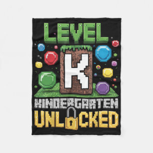 Level Kindergarten freigeschaltet Videospiel Lusti Fleecedecke