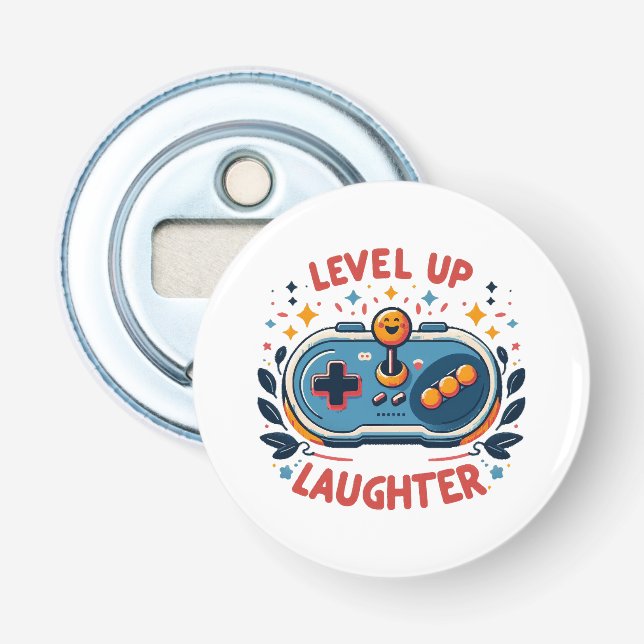 Level Lachen Flaschenöffner (Vorderseite)