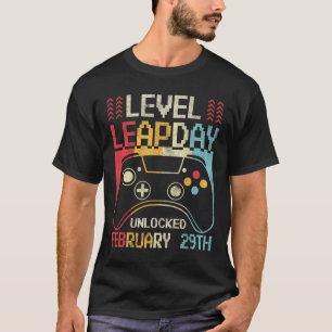 Level Leap Day Entsperrt Video Game Controller Gam T-Shirt