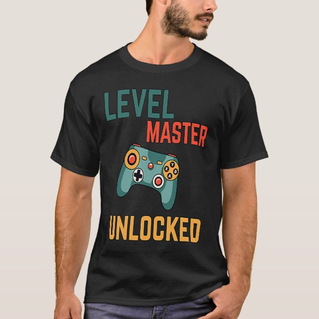 Level Master entriegelt ein Spiel für Elite-Spiele T-Shirt (Vorderseite)