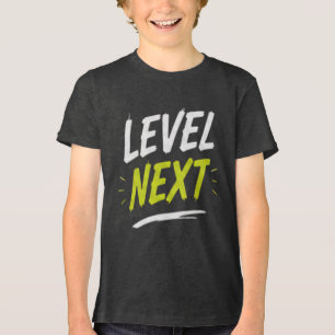 Level Next Gaming-T-Shirt für Kinder & Jugendliche Tri-Blend Shirt