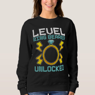 Level Ringbearer Unlocking Page Boy Wedding Video  Sweatshirt