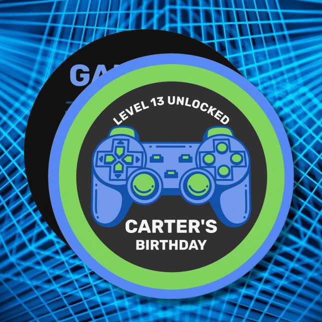 Level Unlock Birthday Gamer Personalisiert (Von Creator hochgeladen)