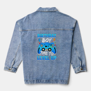 Level Up Birthday Boy Video Game Jeansjacke