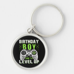 Level Up Birthday Boy Video Game Schlüsselanhänger