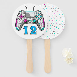 Level Up Gamer Birthday – Video Game Party Favor Fächer