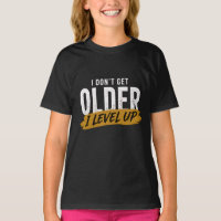 Level Up Geburtstags-Teen-Grafik-T-Shirt
