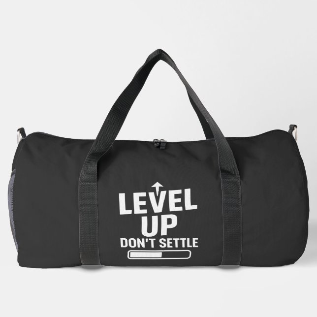 Level-Up lässt sich nicht regeln Duffle Bag (Rückseite)