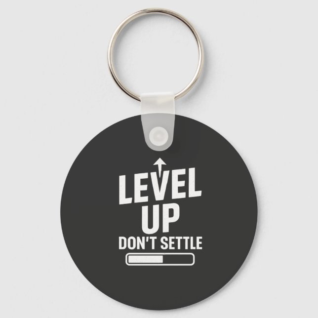 Level-Up lässt sich nicht regeln Schlüsselanhänger (Vorderseite)