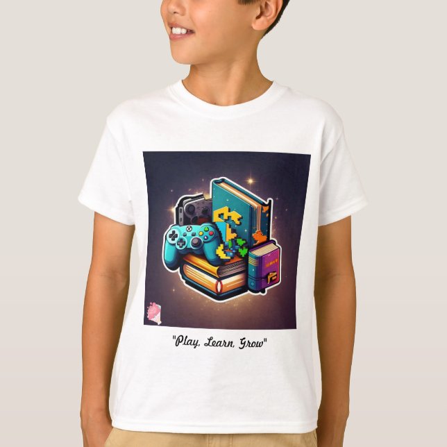 "Level Up Learning" T-Shirt (Vorderseite)