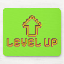 Level Up Pixel Mauspad Retro Gamer