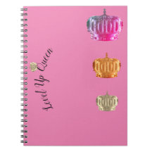 Level Up Queen Notebook