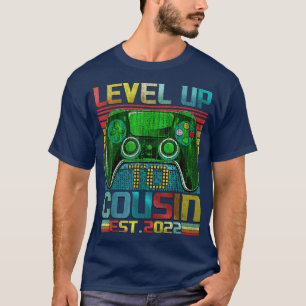 Level Up to Cousin Crew 2022 Schwangerschaft Baby  T-Shirt